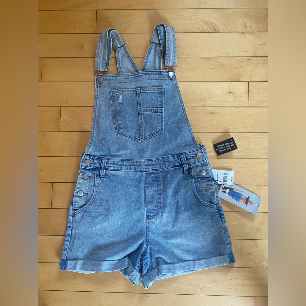 Celebrity Pink Rolled Cuff Shortalls (overalls)